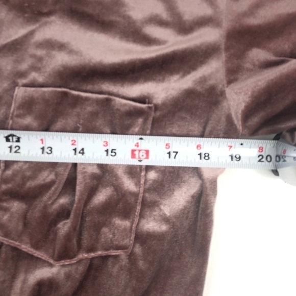 Young Fabulous & Broke Fritzy Velvet hooded zip front jacket size XS - Picture 6 of 8